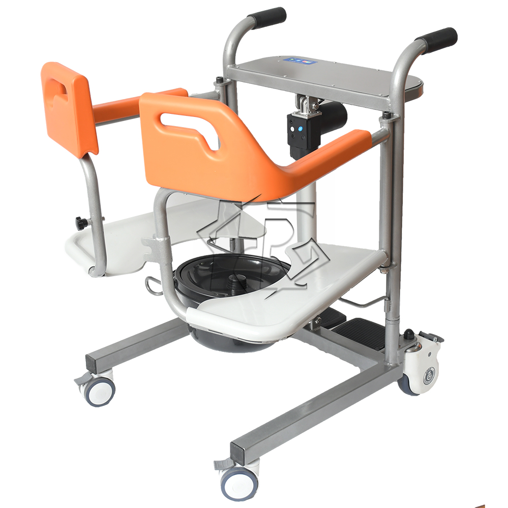 Powered patient lift transfer chair 